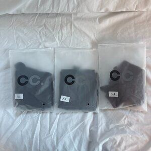 COMFYCO SET OF 3 Sculpting Tummy Control XL: 2 THONG, 1 BRIEF